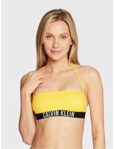 Calvin Klein Swimwear Góra od bikini Intense Power KW0KW01907 Żółty