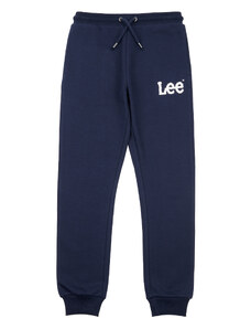 Lee Spodnie dresowe Wobbly Graphic LEE0011 Granatowy Regular Fit