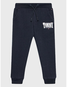 Tommy Hilfiger Spodnie dresowe Logo KG0KG06869 Granatowy Regular Fit