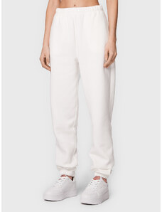 Gina Tricot Spodnie dresowe Basic 87590 Biały Regular Fit