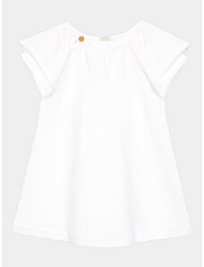 United Colors Of Benetton Sukienka codzienna 3LHAAV006 Biały Regular Fit