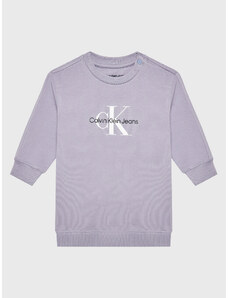 Calvin Klein Jeans Sukienka dzianinowa IN0IN00041 Fioletowy Regular Fit