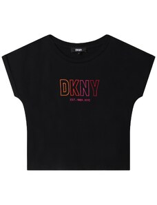 DKNY T-Shirt D35S82 S Czarny Regular Fit