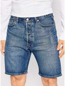Levi's Szorty jeansowe 501 Hemmed 36512-0164 Granatowy Regular Fit