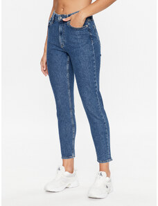 Calvin Klein Jeans Jeansy J20J221249 Niebieski Mom Fit