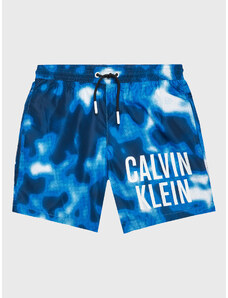 Calvin Klein Swimwear Szorty kąpielowe Medium KV0KV00027 Niebieski Regular Fit