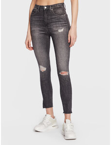 Calvin Klein Jeans Jeansy J20J220202 Szary Super Skinny Fit