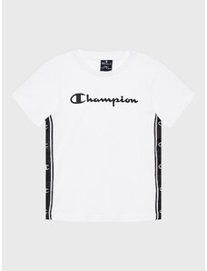 Champion T-Shirt 306329 Biały Regular Fit