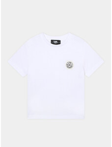Karl Lagerfeld Kids T-Shirt Z25413 D Biały Regular Fit