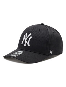 47 Brand Czapka z daszkiem Mlb New York Yankees B-RAC17CTP-BK Czarny