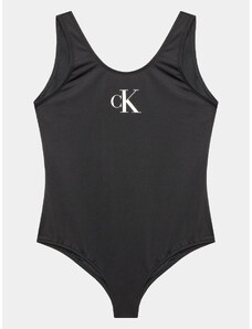 Calvin Klein Swimwear Strój kąpielowy KY0KY00033 Czarny