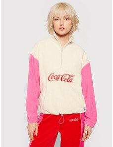Local Heroes Bluza COCA-COLA LHCCS001 Beżowy Oversize