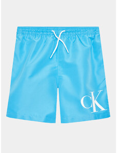 Calvin Klein Swimwear Szorty kąpielowe KV0KV00023 Niebieski Regular Fit