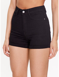 Gina Tricot Szorty jeansowe Molly denim shorts 88291 Czarny Regular Fit