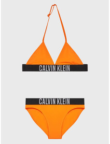 Calvin Klein Swimwear Strój kąpielowy KY0KY00026 Pomarańczowy