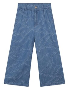 MICHAEL KORS KIDS Spodnie materiałowe R14145 S Niebieski Loose Fit