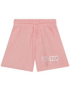 Kenzo Kids Szorty materiałowe K14253 S Różowy Regular Fit