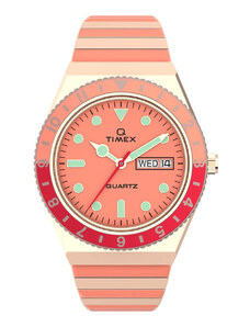 Timex Zegarek Q Timex Malibu TW2V38600 Różowy