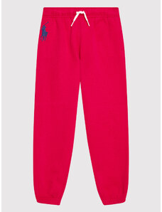 Polo Ralph Lauren Spodnie dresowe Boston 313854719004 Różowy Regular Fit
