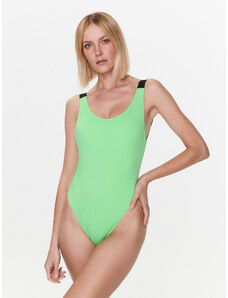 Calvin Klein Swimwear Strój kąpielowy KW0KW01995 Zielony