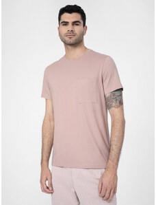 4F T-Shirt 4FSS23TTSHM297 Różowy Regular Fit