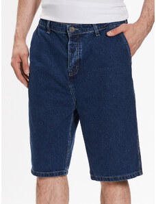 Brave Soul Szorty jeansowe MSRT-BURROWMB Granatowy Regular Fit