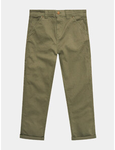 Lee Spodnie materiałowe Carpenter LEE0019 Zielony Regular Fit