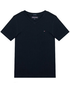 Tommy Hilfiger T-Shirt KB0KB04142 S Granatowy Regular Fit