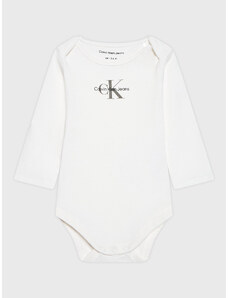 Calvin Klein Jeans Body dziecięce Monogram IN0IN00033 Biały Regular Fit