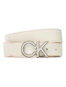 Calvin Klein Pasek Damski Re-Lock Saff Ck 3cm Belt Saff K60K609982 Beżowy