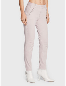 Comma Spodnie materiałowe 2119597 Różowy Regular Fit