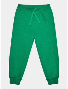 United Colors Of Benetton Spodnie dresowe 3V0KCF044 Zielony Regular Fit