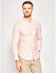 Polo Ralph Lauren Koszula Core Replen 710549084 Różowy Slim Fit