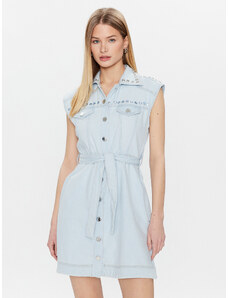 Pinko Sukienka jeansowa Quash 100337 A0G1 Błękitny Regular Fit