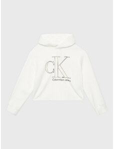 Calvin Klein Jeans Bluza Reveal Monogram IG0IG01934 Biały Regular Fit