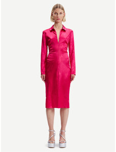 Samsøe Samsøe Sukienka koszulowa Ivana F22400073 Różowy Slim Fit