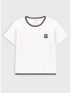 Coccodrillo T-Shirt ZC2143201BSG Biały Regular Fit