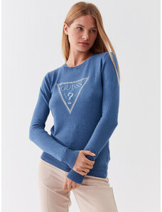Guess Sweter W3YR46 Z2NQ2 Niebieski Slim Fit