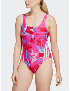 adidas Strój kąpielowy Floral 3-Stripes Swimsuit IB5995 Różowy Regular Fit