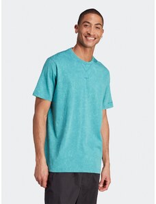 adidas T-Shirt ALL SZN Garment-Wash IJ6922 Niebieski Loose Fit