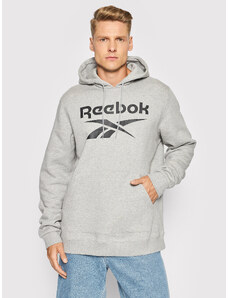 Reebok Bluza Identity Fleece Hoodie GS1609 Szary Regular Fit