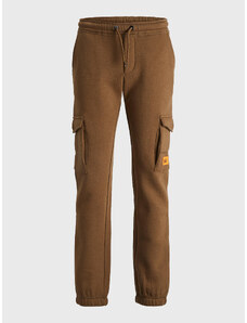 Jack&Jones Spodnie dresowe 12196573 Brązowy Regular Fit