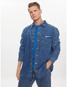 Karl Lagerfeld Jeans Koszula jeansowa 231D1602 Niebieski Regular Fit