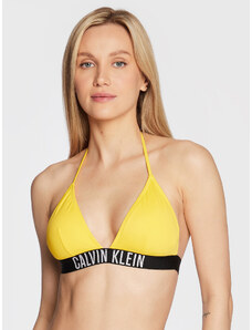 Calvin Klein Swimwear Góra od bikini Intense Power KW0KW01850 Żółty