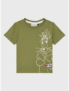 Fila T-Shirt Toyama 771204 Zielony Relaxed Fit