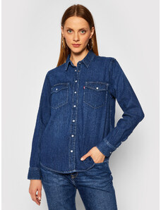 Levi's Koszula jeansowa Essential Western 16786-0007 Granatowy Regular Fit