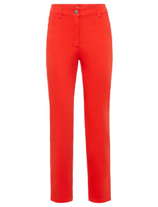 Olsen Spodnie materiałowe Mona 14000625 Czerwony Slim Fit