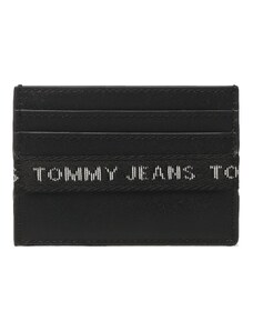 Tommy Jeans Etui na karty kredytowe Tjm Essential Leather Cc Holder AM0AM11219 Czarny