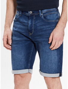 Pepe Jeans Szorty jeansowe Jack Short PM801022CQ8 Niebieski Regular Fit