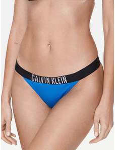 Calvin Klein Swimwear Dół od bikini KW0KW01984 Niebieski